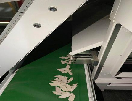 Automatic Paper Board Slitting Machine waste smashing device